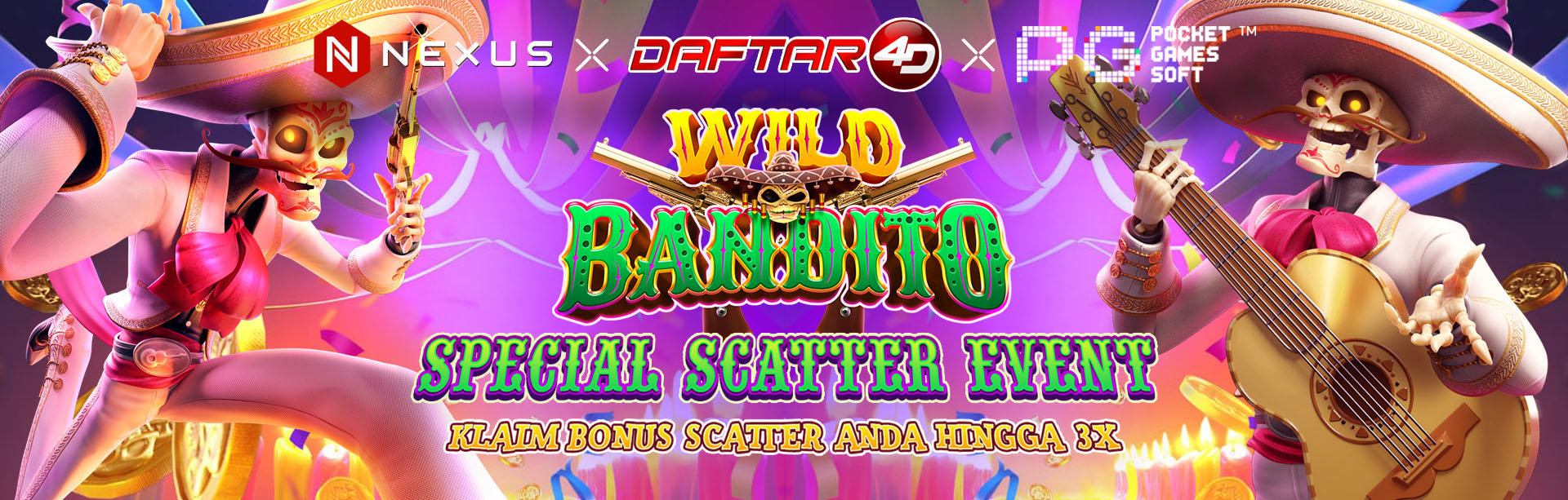 DAFTAR4D SLOT 777 WILD BANDITO GACOR PG SOFT TERPERCAYA