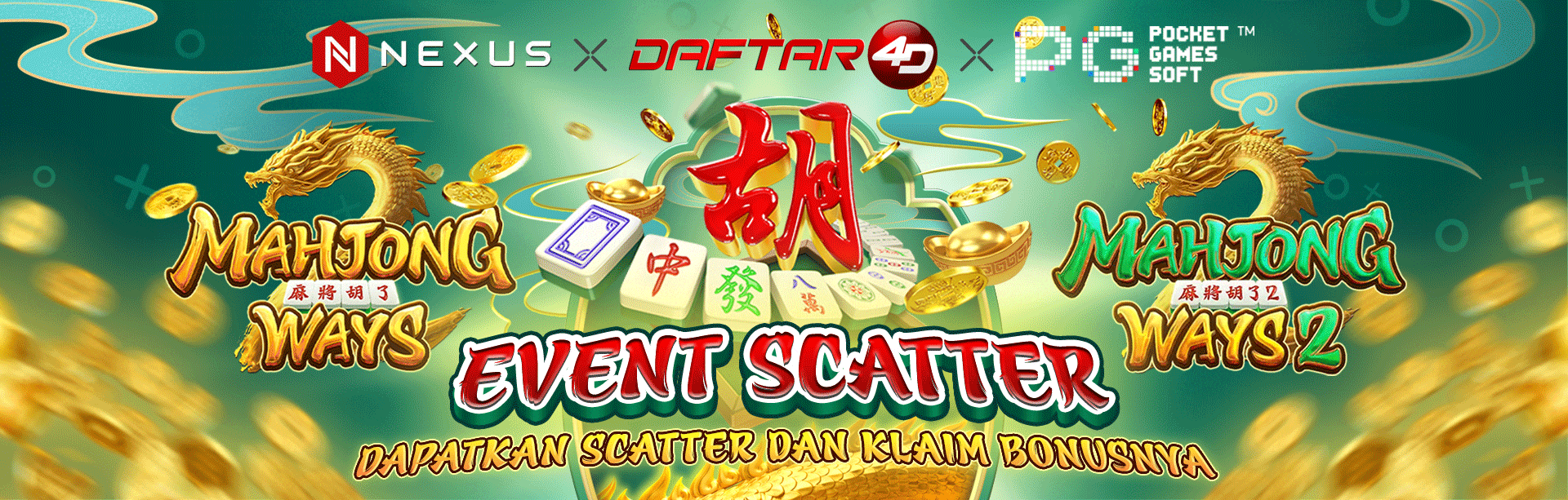 SPECIAL EVENT SCATTER MAHJONG WAYS DAFTAR4D X PG SOFT